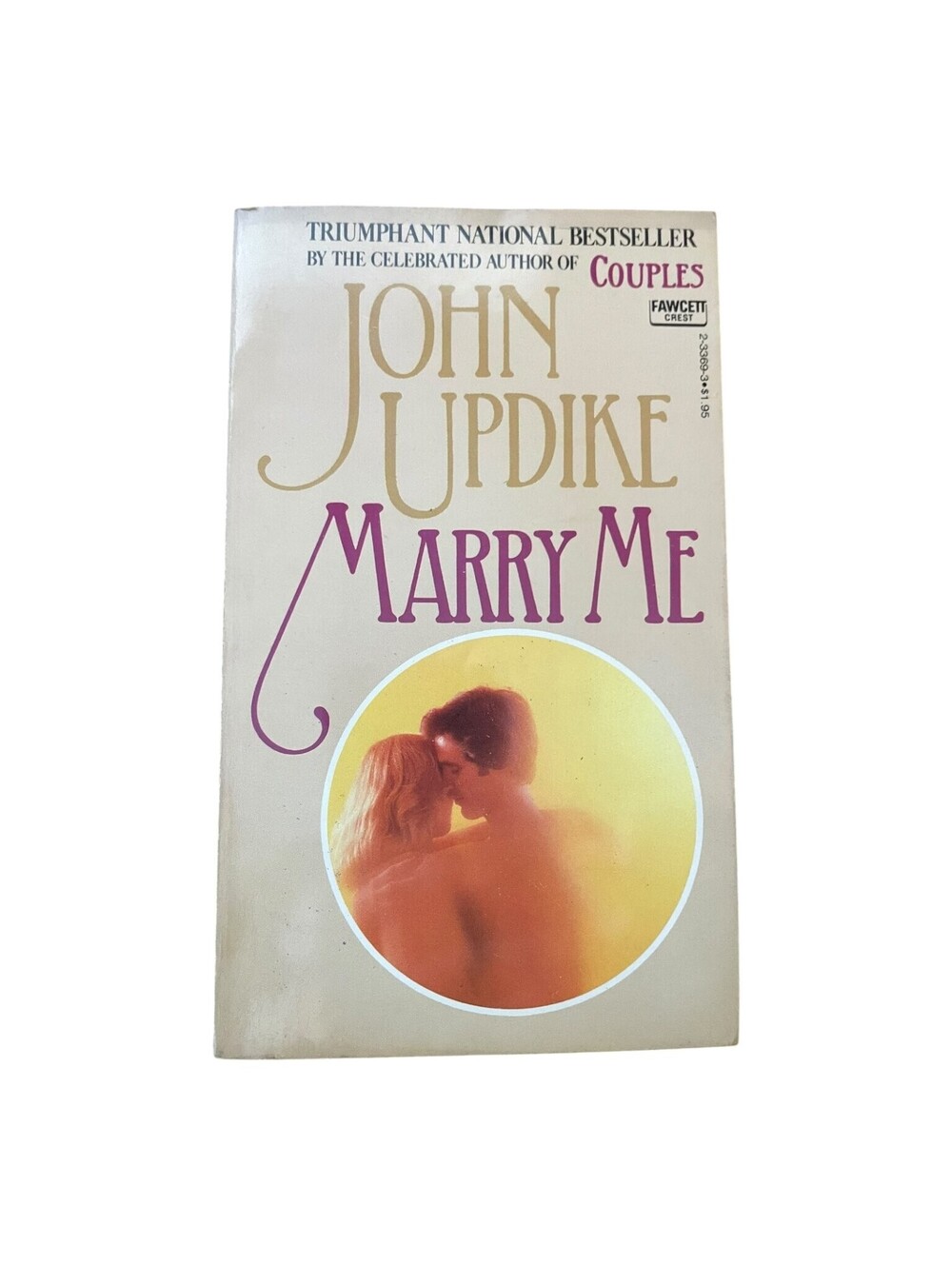 Marry Me by John Updike - Fawcett Crest Paperback - National Bestseller Romance